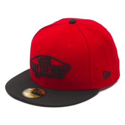 Vans Home Team New Era Hat (red Black) 