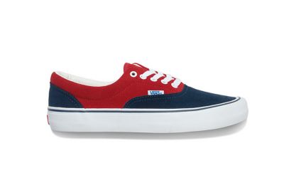 vans red colour shoes