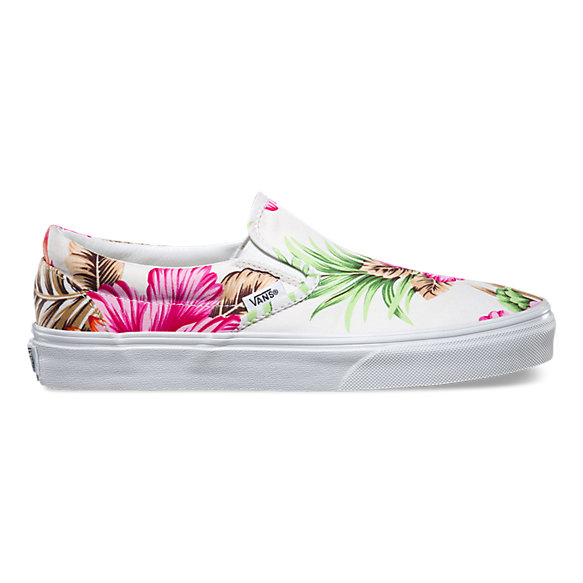 Hawaiian Floral Slip-On