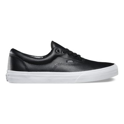 perforated leather vans