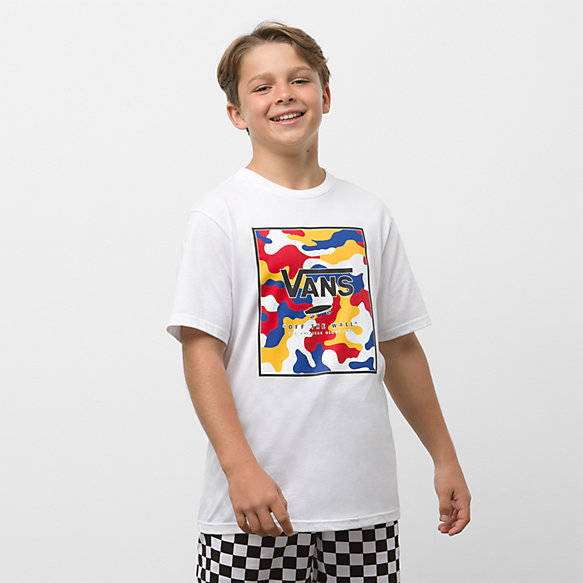 Boys Primary Camo Print Box T-Shirt