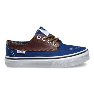 kids vans leather