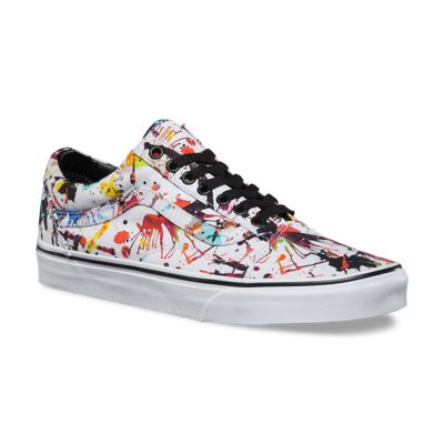 Vans Paint Splatter Old Skool (multi/true White)