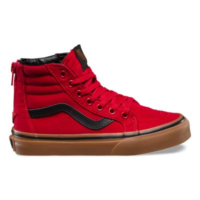 red high top vans for kids