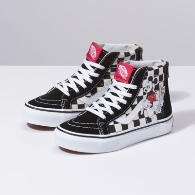 vans high top mickey mouse
