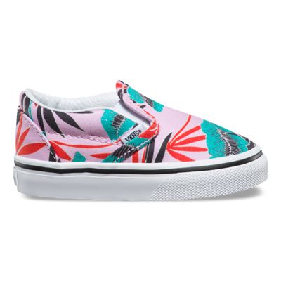 Toddler Tropical Leaves Classic Slip-On 