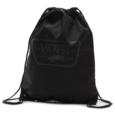 black vans drawstring bag
