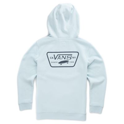 light blue vans hoodie