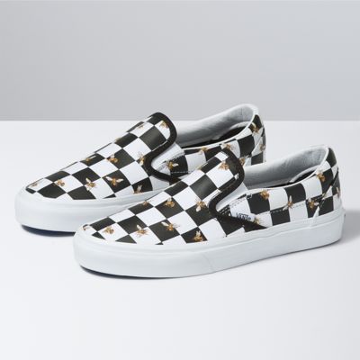Bee Check Slip-On Shop Womens Shoes At