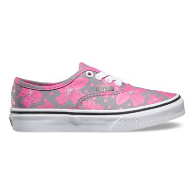 girls vans with flowers
