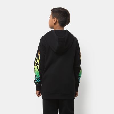 vans flame hoodie