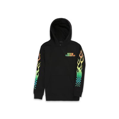 vans flame hoodie