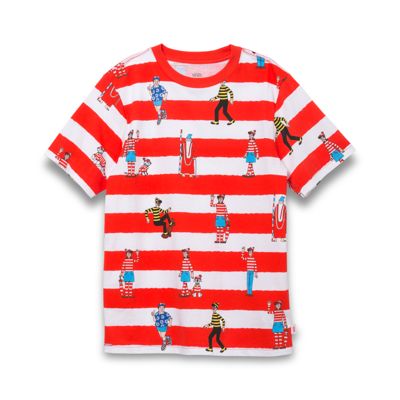 vans wheres waldo shirt