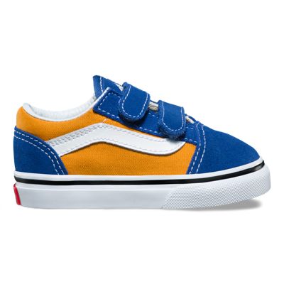 orange and blue vans
