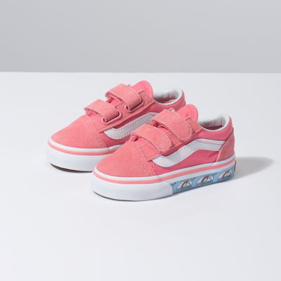 vans old skool toddler pink