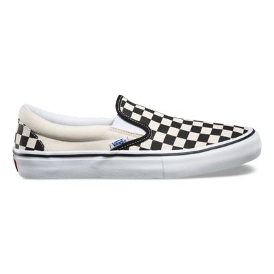 Vans Slip On Pro Shoes black white checkerboard online canada