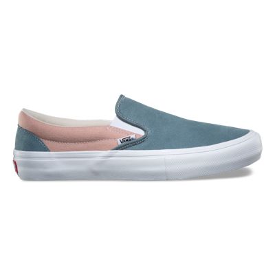 pink and blue vans