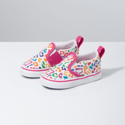 Toddler Rainbow Leopard Slip-On V | Shop Toddler Shoes At Vans