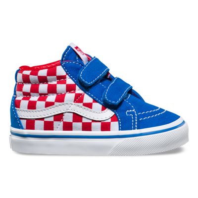 Toddler Checkerboard SK8-Mid Reissue V | Shop Kids Shoes At Vans