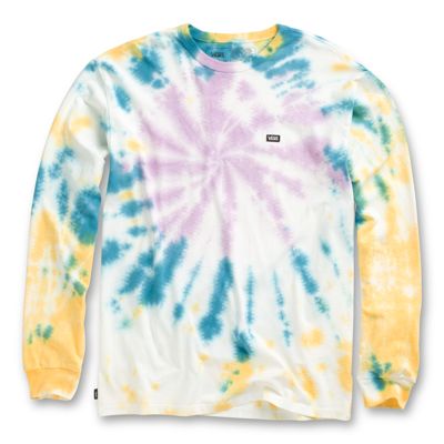 Off The Wall Classic Spiral Tie Dye Long Sleeve T-Shirt | Shop Mens T ...
