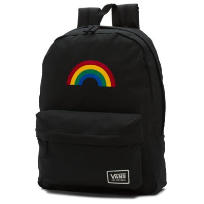 rainbow vans bookbag