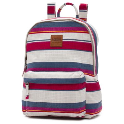vans striped backpack