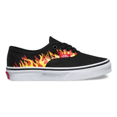 vans with flames for kids 