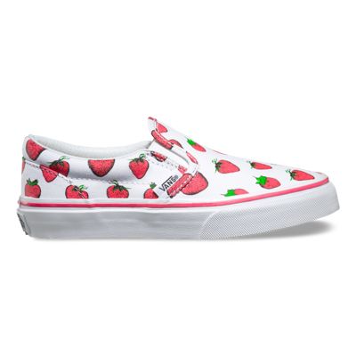 strawberry vans shoes