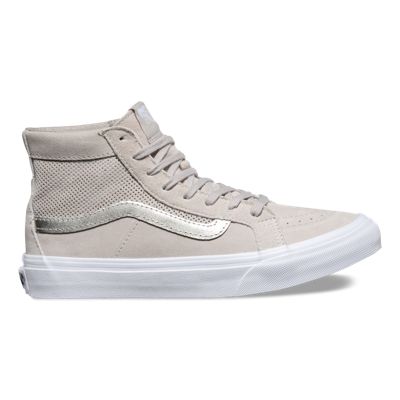 vans sk8 hi grey suede