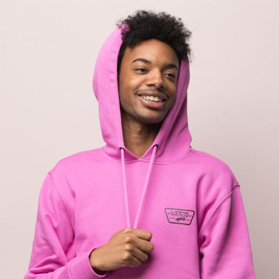 pink vans hoodie mens