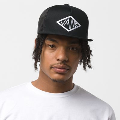 diamond trucker hat