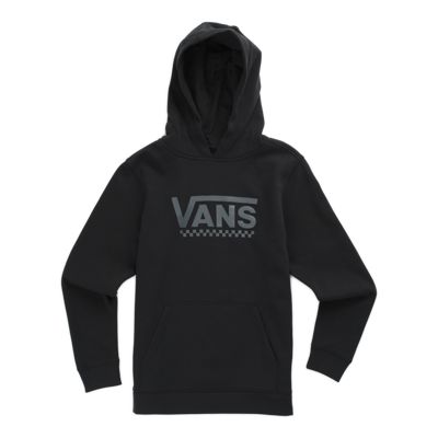 vans drop v black & red hoodie