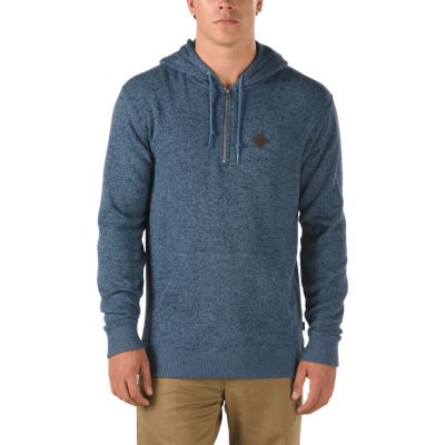 vans mix up half zip sweatshirt