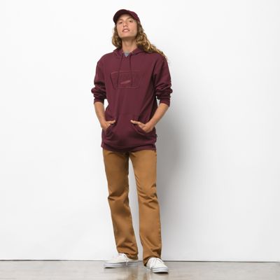 vans brown hoodie