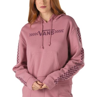vans pink checkered hoodie