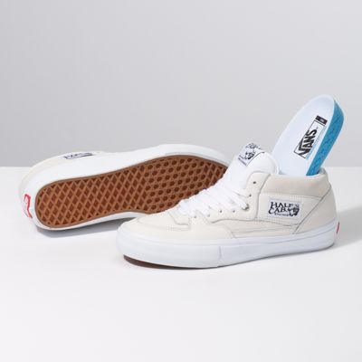 vans half cab pro white leather