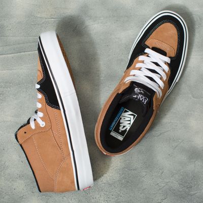 vans half cab camel black