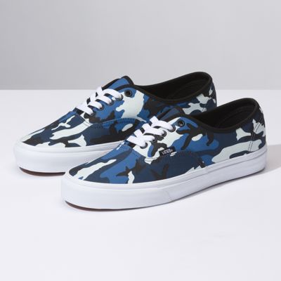 blue camouflage vans