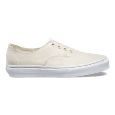 vans authentic gore studs white leather slip-on shoes
