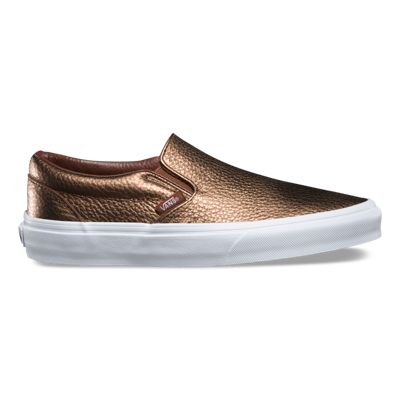 Vans metallic top slip on