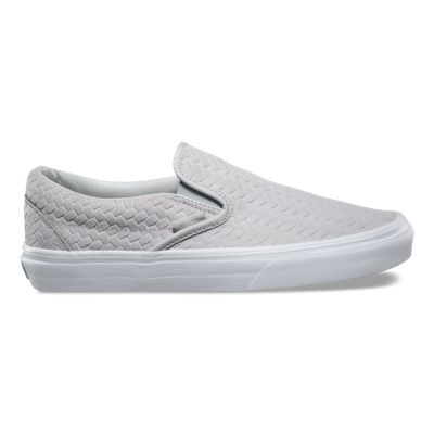 Embossed Woven Suede Slip-On | Shop 