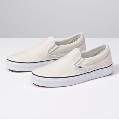 white van slip ons