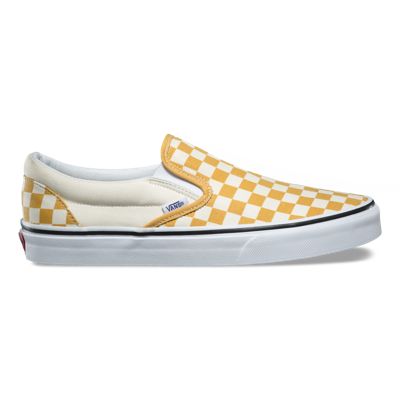 mustard yellow checkerboard vans cheap 