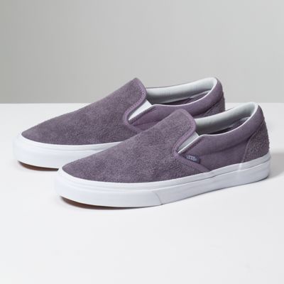 vans classic slip on hairy suede cheap 