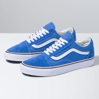 vans shoes blue and white