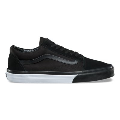 vans old skool mono black skate shoes 