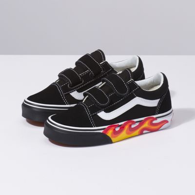 vans with flames for kids