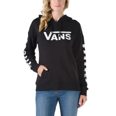 vans black hoodie womens