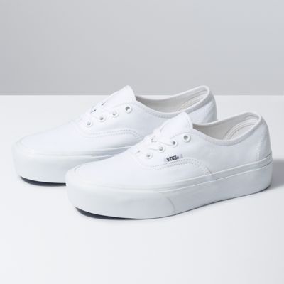 vans authentic platform off the wall