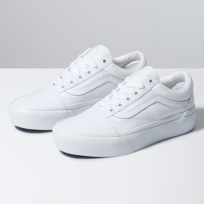 white vans junior size 4